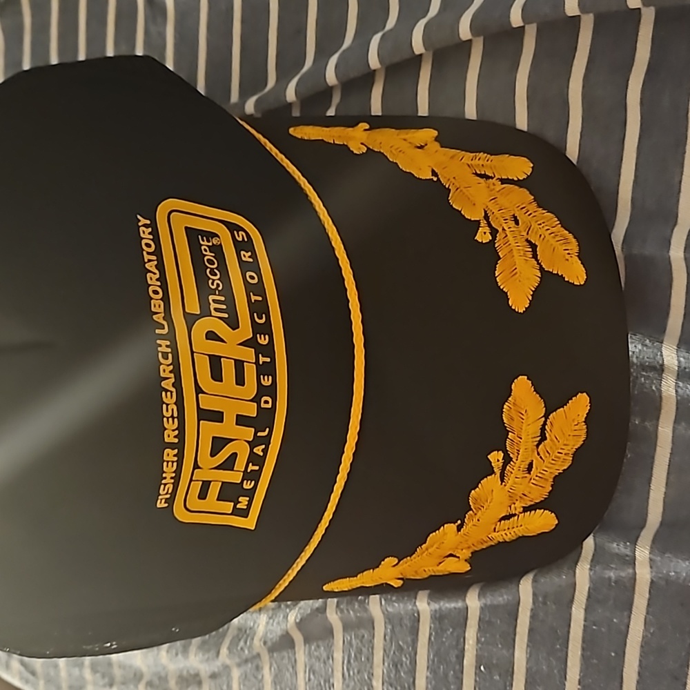 NWOT Fisher Metal Detector imported Hat